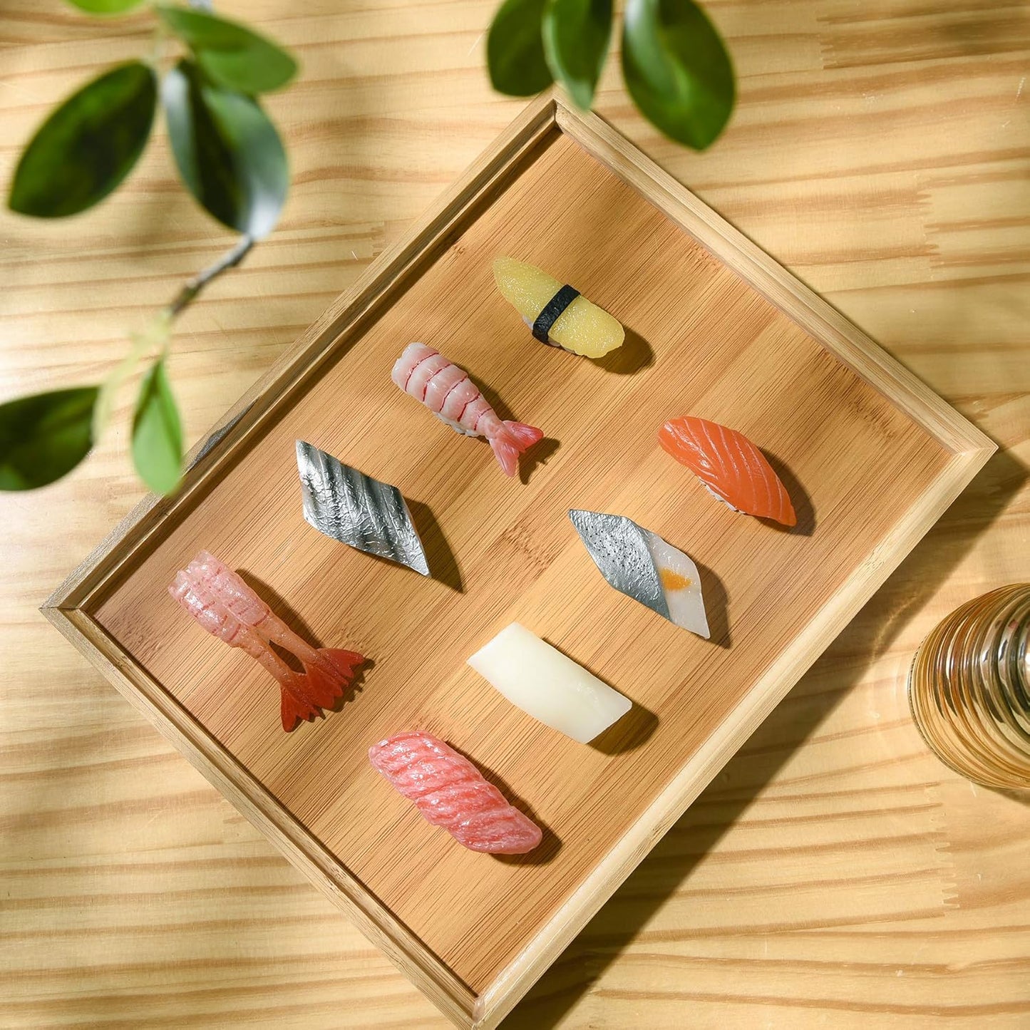 【8Pcs 3D Sushi Fridge Magnets】Creative Decorative Magnets with Strong Hold for Refrigerator, Whiteboard & More