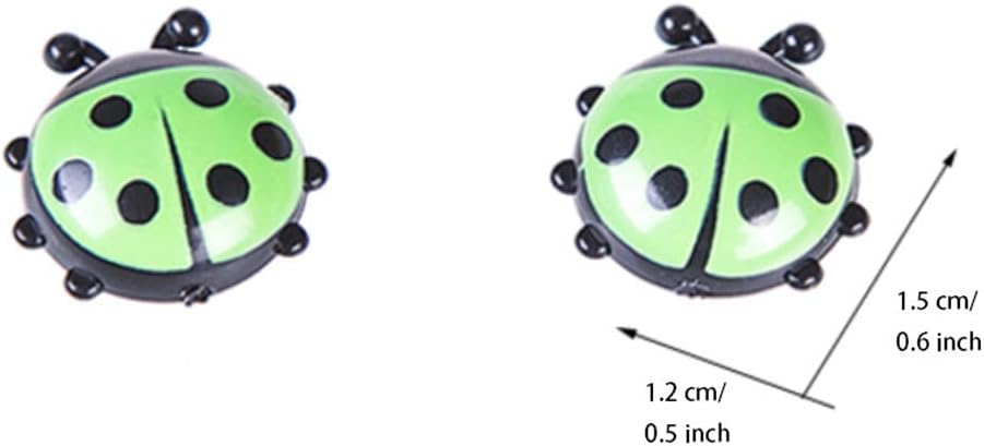 【12Pcs Mini Ladybug Fridge Magnets Set】Cute 3D Magnet Collection Strong Hold Small & Practical for Refrigerator, Whiteboard, Office & Home Decoration