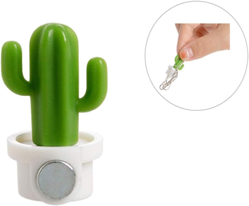 【12Pcs Mini Cactus Fridge Magnets Set】Adorable Resin Magnet Collection with Strong Hold for Refrigerator, Whiteboard, Office & Home Décor