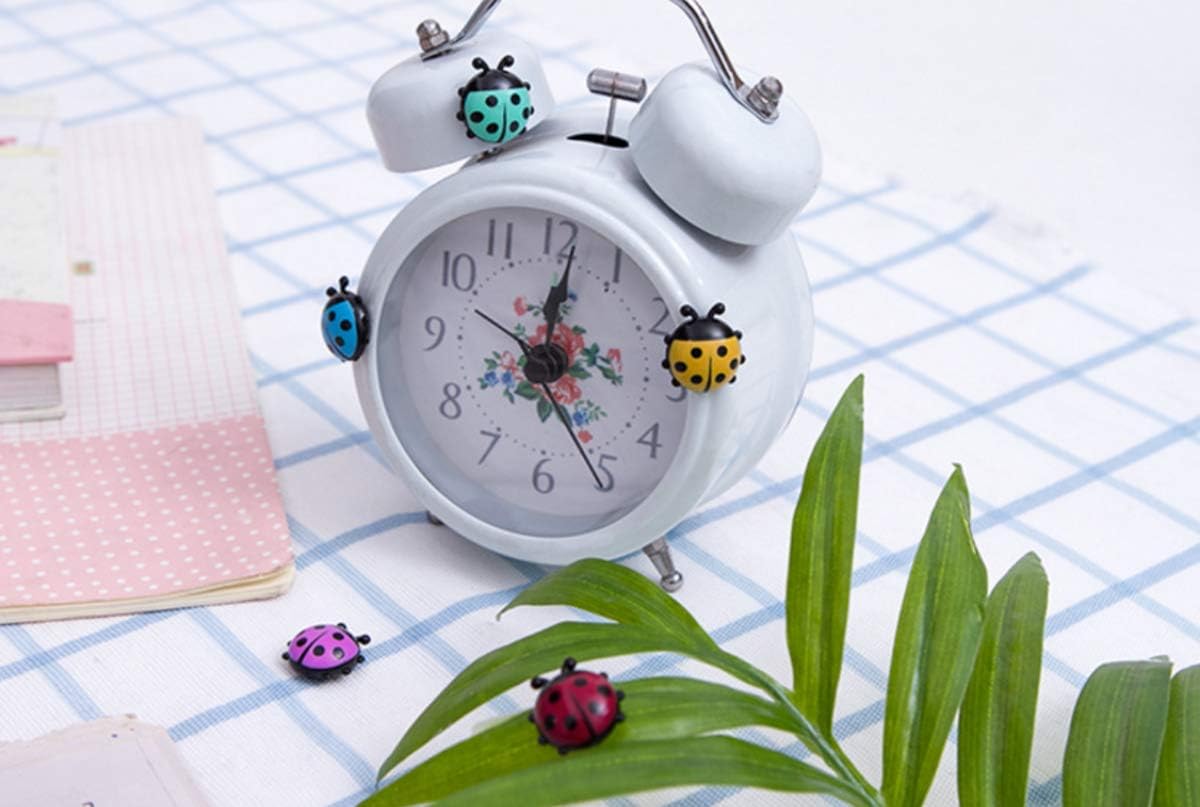【12Pcs Mini Ladybug Fridge Magnets Set】Cute 3D Magnet Collection Strong Hold Small & Practical for Refrigerator, Whiteboard, Office & Home Decoration